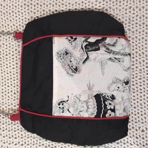 Handmade Día de los muertos purse - Picture 6 of 7